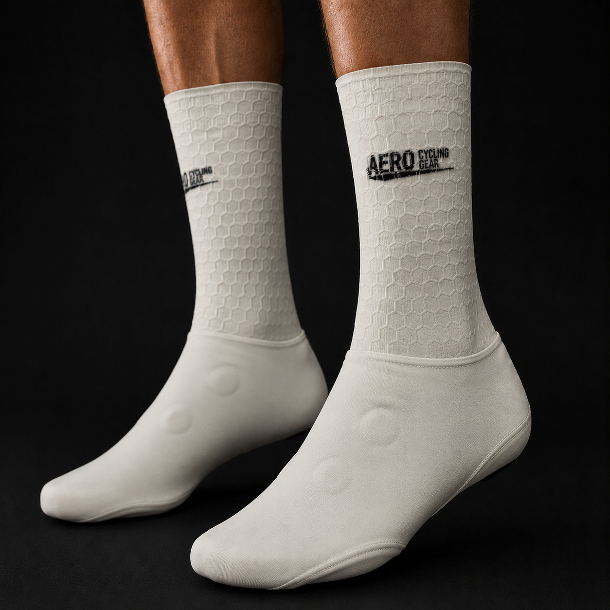 Aero Shoecover O5 - HEXAFLOW - Off White - LOGO